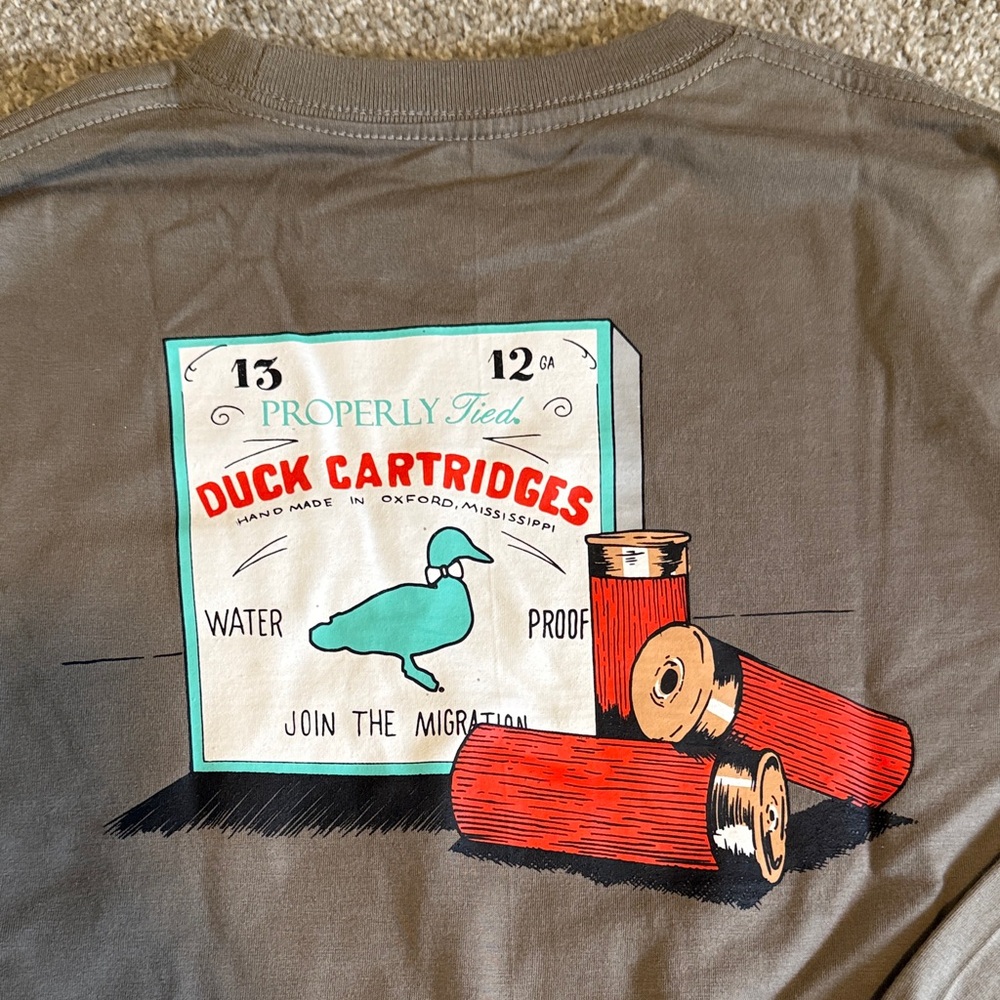 Properly Tied Gray Long Sleeve T-Shirt - Picture 8 of 10